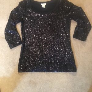 Sequins Top Size S